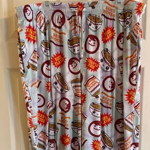 Maruchan Ramen Print Light Blue pajama pants